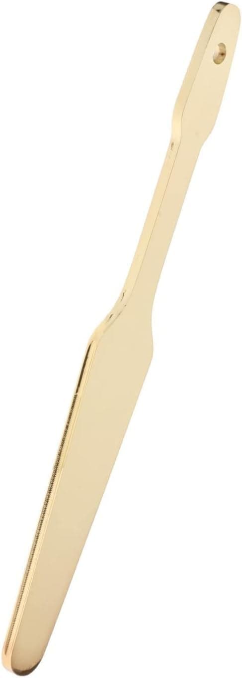 Guitar Fret Crowning File,Guitar Frets Crowning Luthier File Cutting Edge Tool Guitar Repair Tool,High Carbon Steel Nut Files for Electric,Acoustic,Bass Guitar (Gold)
