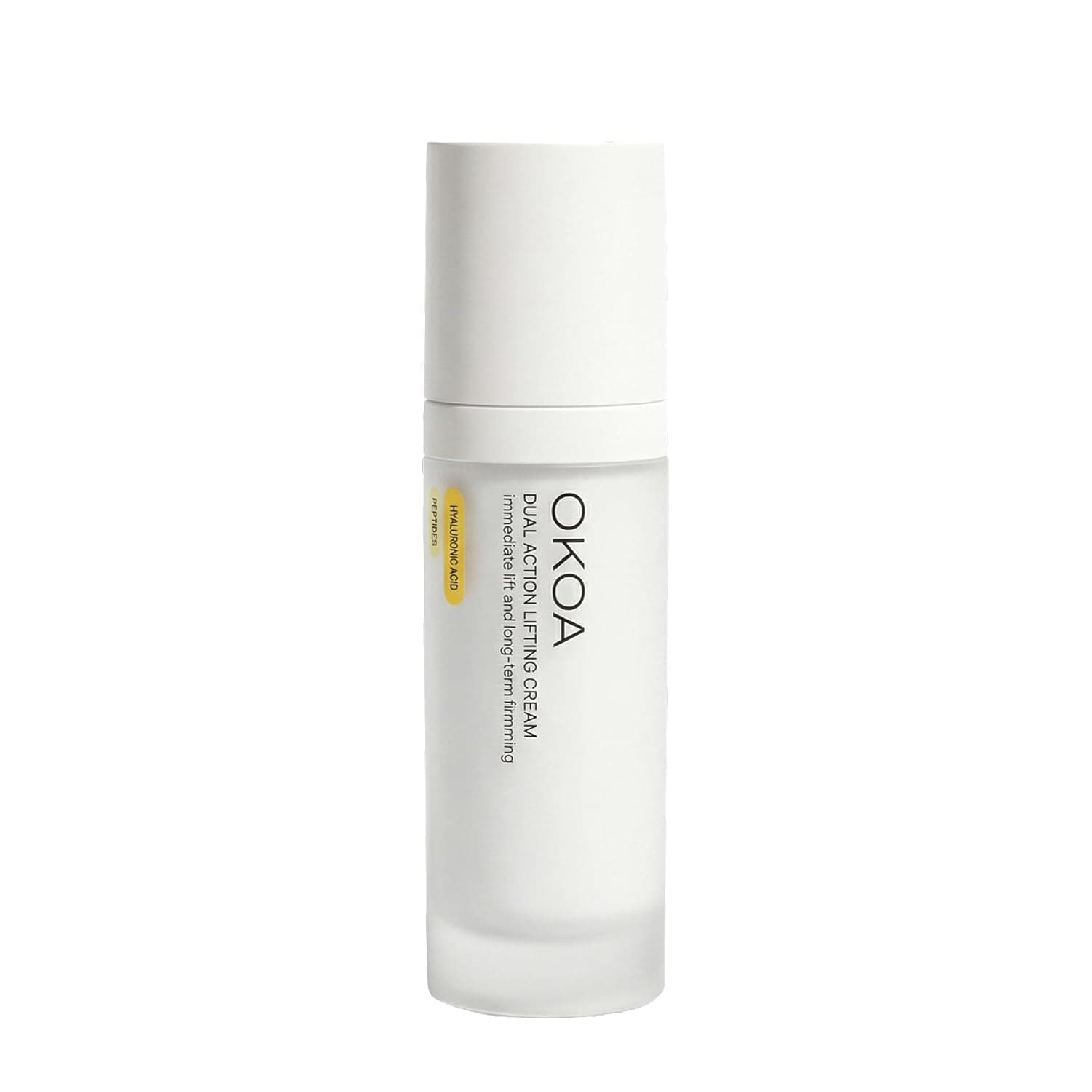 OKOA Skin Dual Action Lifting Cream Firming Anti Aging Moisturizer with Peptides & Botanical Extracts, Helps Improve Skin Elasticity and Reduce Fine Lines & Wrinkles, Daily Face Cream