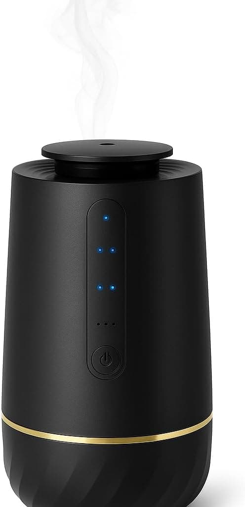 Black Waterless Essential Oil Diffuser for Car - image 1