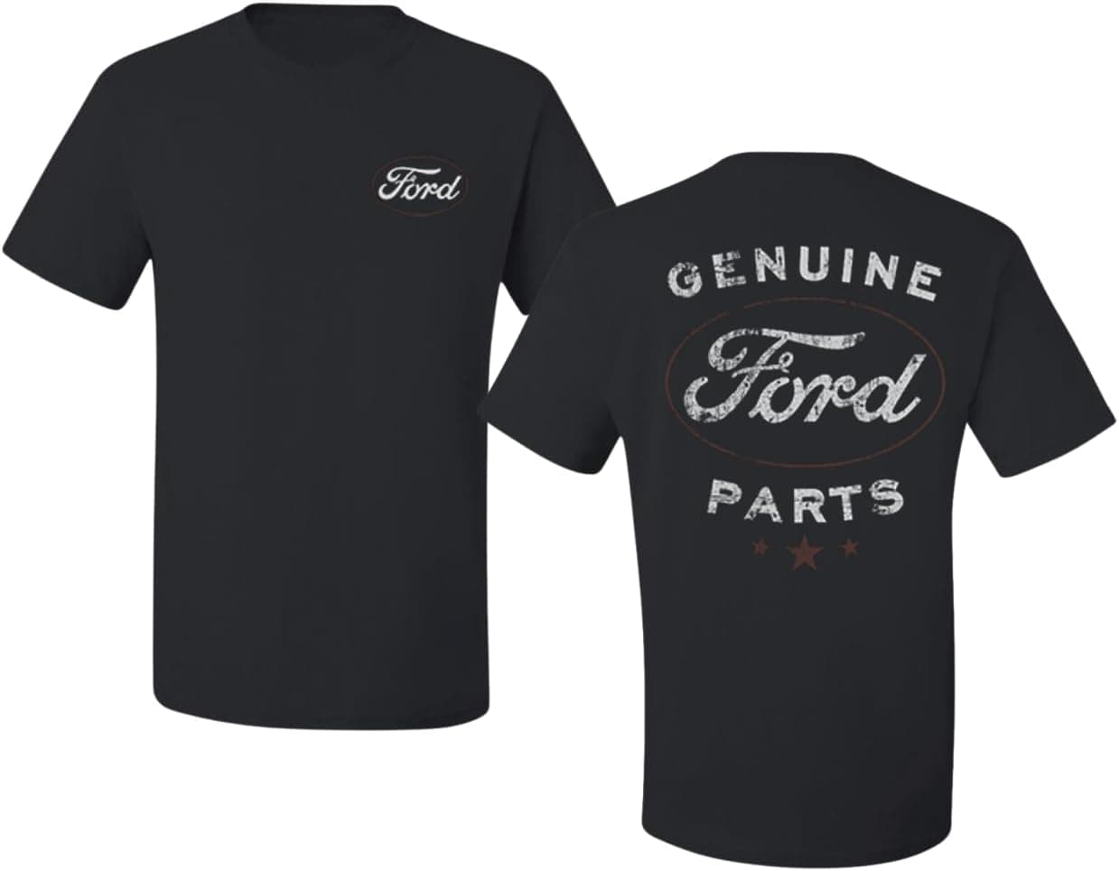 Wild Bobby Genuine Ford Parts Vintage Distressed Cars and Trucks Mens Graphic Tees Cool Printed T Shirt for Men - image 1
