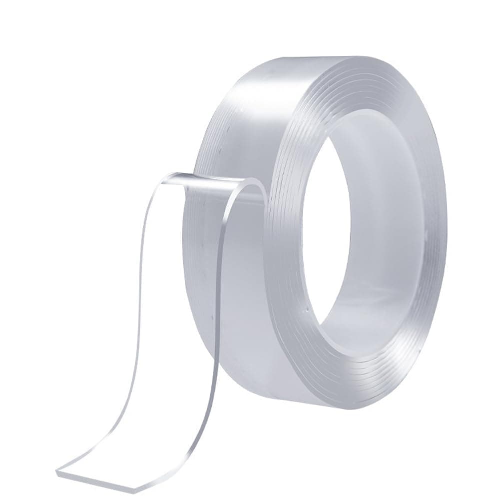 Double Sided Heavy Duty Extra Strong Adhesive Tape - General Purpose Nano Tape, Reusable and Without Leaving Adhesive Marks (10 feet)