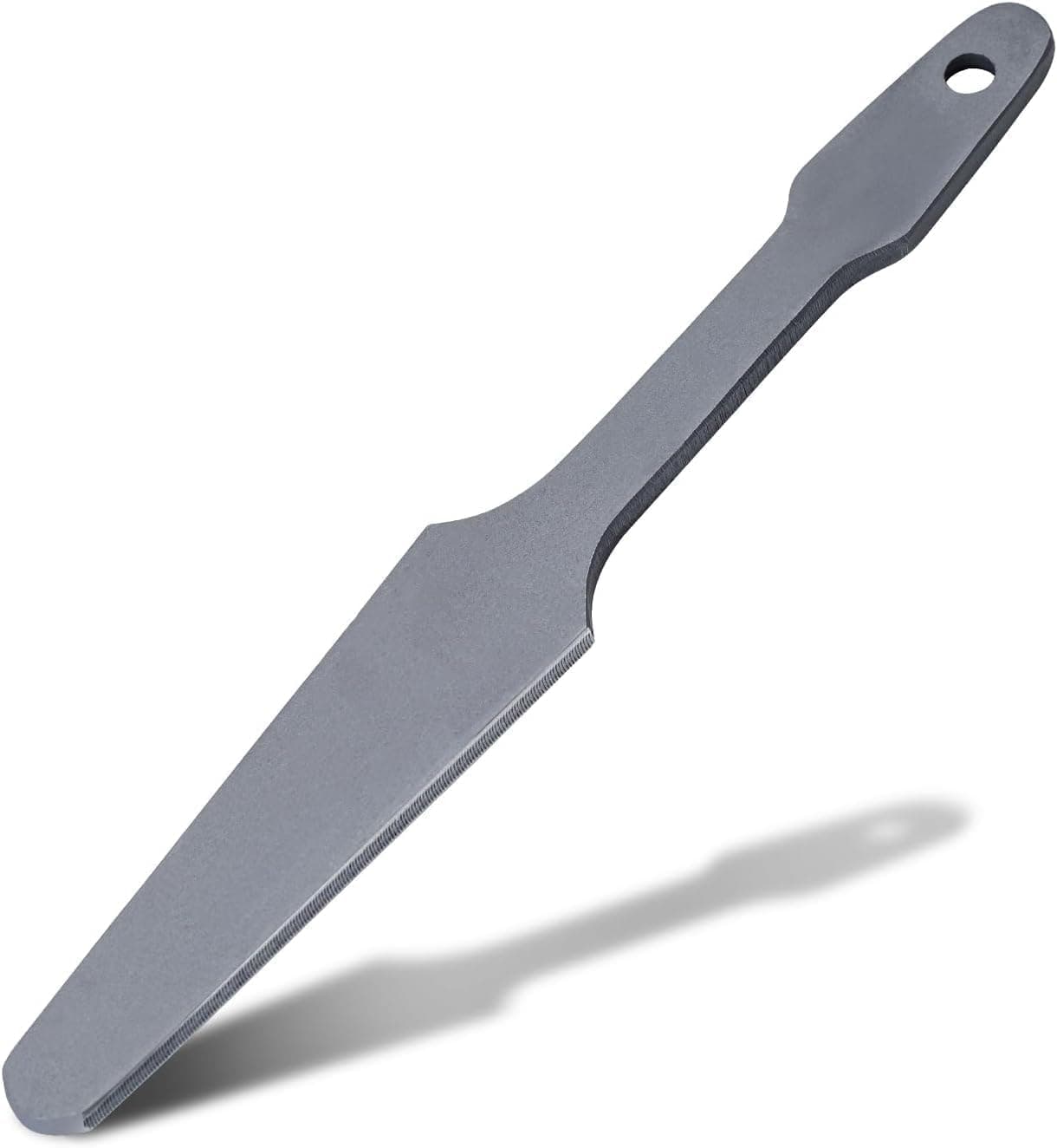 Guitar Fret Crowning File,Guitar Frets Crowning Luthier File Cutting Edge Tool Guitar Repair Tool,High Carbon Steel Nut Files for Electric,Acoustic,Bass Guitar (Silver)