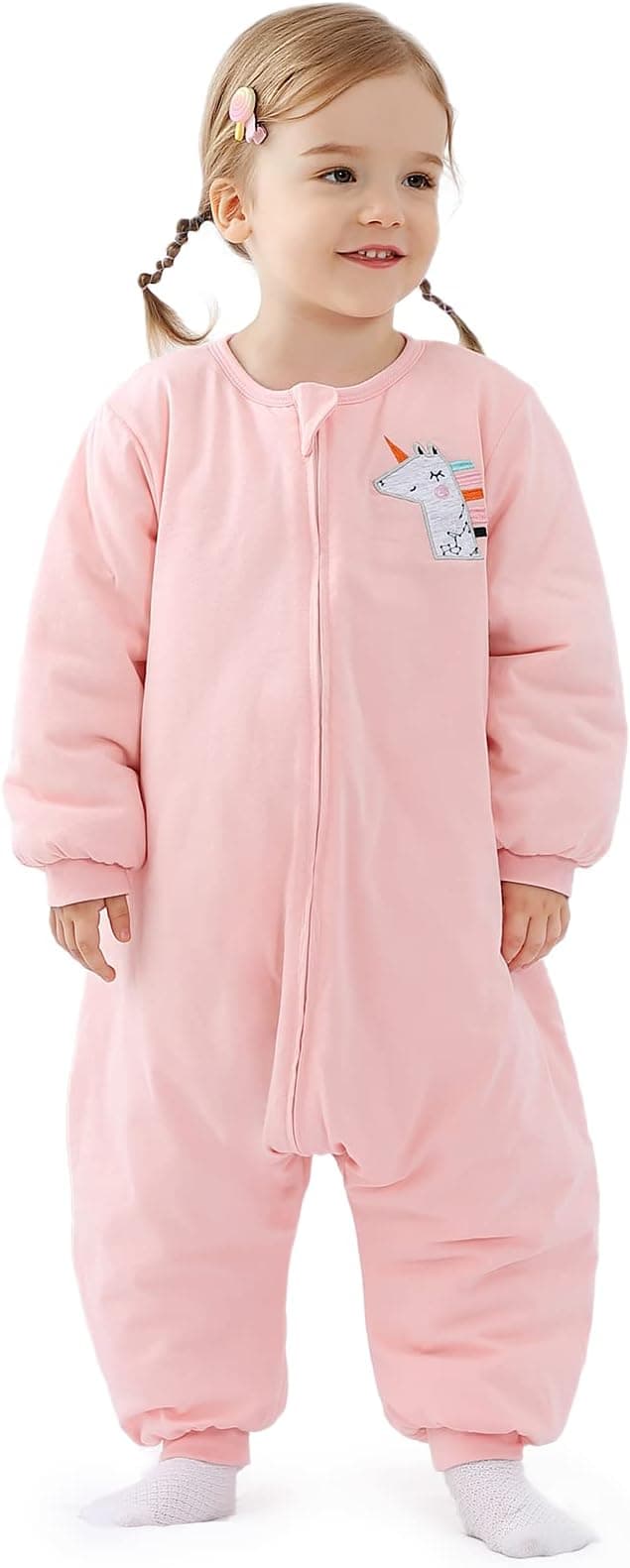 WONDAY Toddler Sleep Sack with Legs – 2.5 TOG Winter Wearable Blanket, Cozy Cotton Walker Sleep Sack - image 1