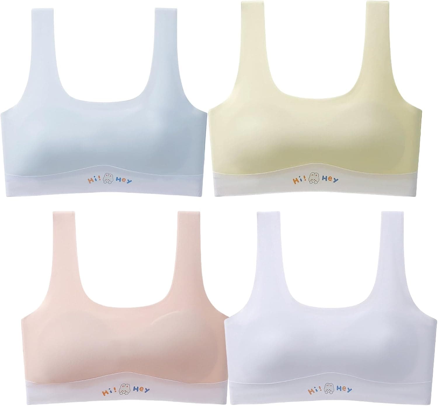 Girls Training Bra with Pads, Beginner Bras for Teens (US, Ages 10-12) - image 1