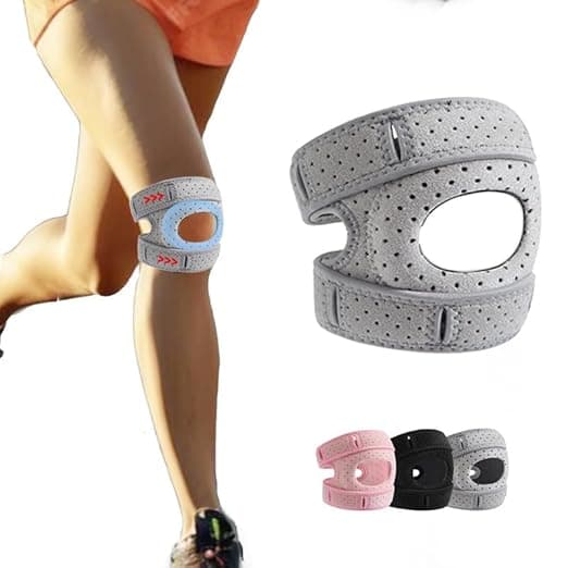 3 Stages Adjustable Knee Brace - Knee Brace for Women Men, Knee Support Brace with Open Patella, Neoprene Lightweight Stabilizer for Meniscus Tear, Running, Basketball, Weightlifting (Large)