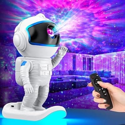 Galaxy Projector – Star Projector Night Light with Timer & Remote (Blue) - image 1