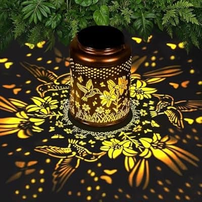 KagoLing Solar Lanterns Outdoor Waterproof Hummingbird – Birthday Gift for Women, Mom, Grandma