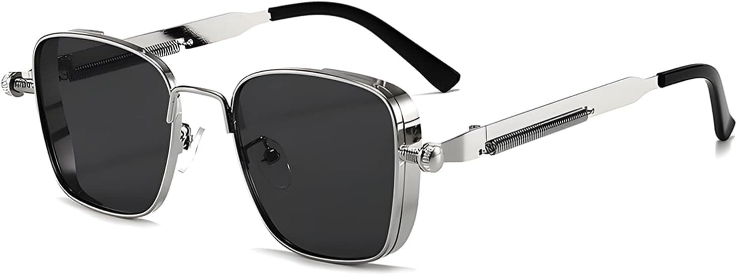 90s Sunglasses for Women and Men, Retro Narrow Rhombus Sunnies Auralyn
