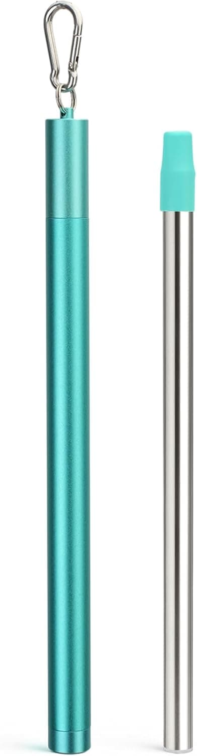 Sursip Portable Water Filter Straw Reusable Stainless Steel Outdoor Emergency Survival Gear for Camping & Hiking Travel Personal Water Purifier Filter Straw - image 1