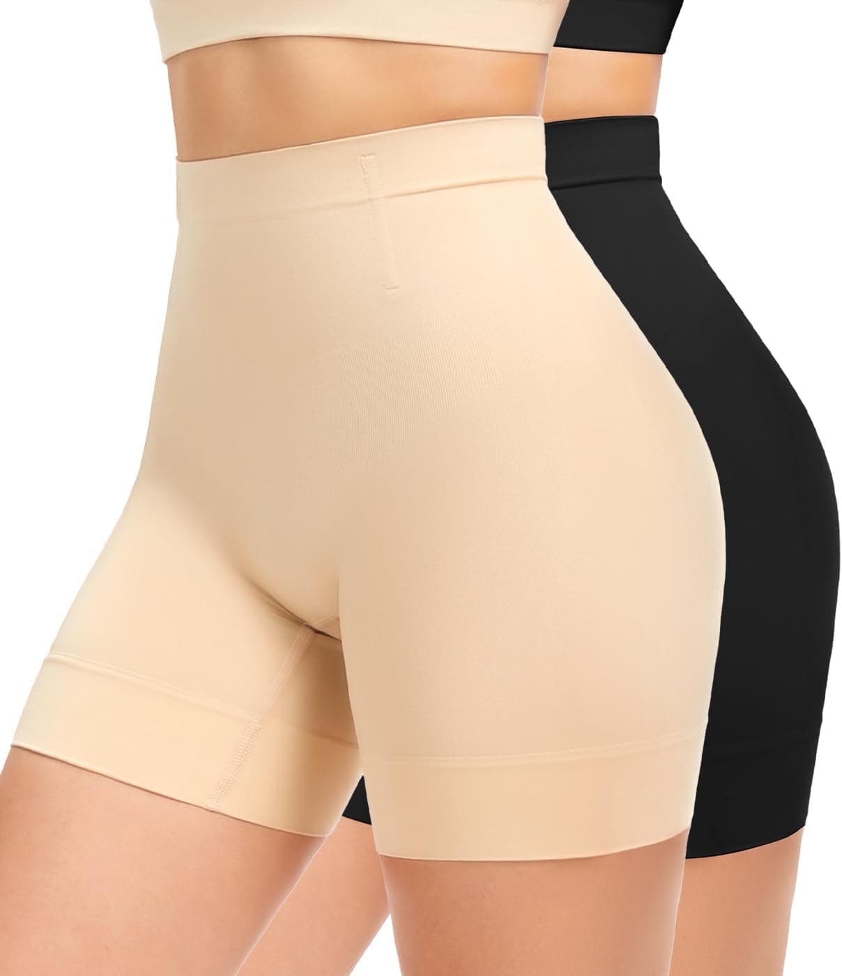 YADIFEN Shapewear for Women Tummy Control, Mid Waist Body Shaper Shorts Butt Lifting Seamless Shapewear Under Dresses - image 1