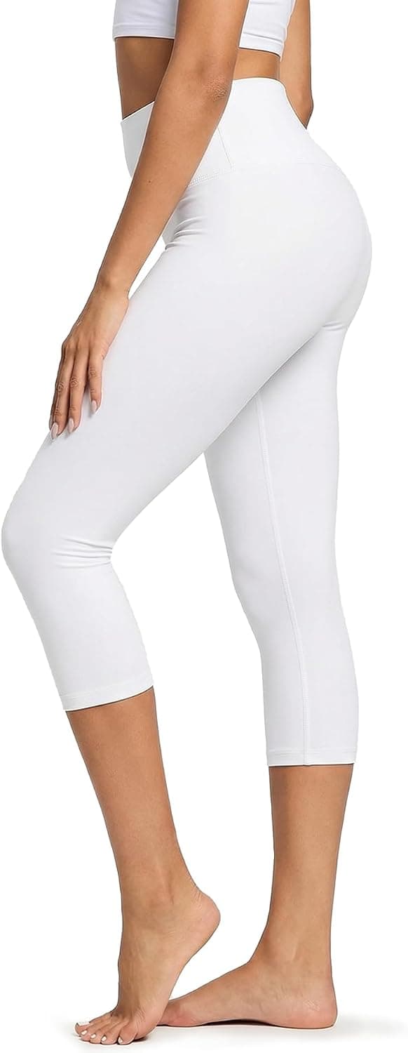 we fleece Women's Capri Leggings for Women Yoga Pants Women Workout Leggings Capri Pants Soft Women Yoga Leggings