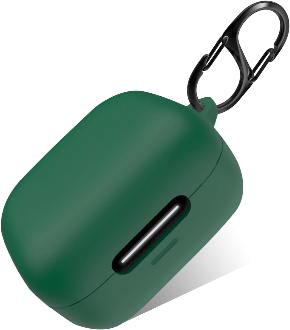 Silicone Case Compatible with Anker Soundcore P30i, Shockproof Protective Cover with Carabiner for Easy Attachment, Designed for Men and Women (Green)
