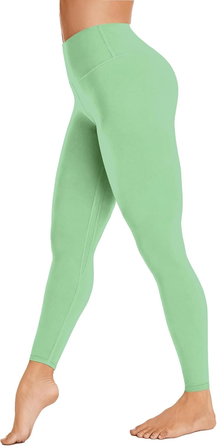 Buttery Soft Mivral High Waisted 7/8 Leggings for Women Tummy Control, Gym Lounge Yoga Pants Size L - image 1