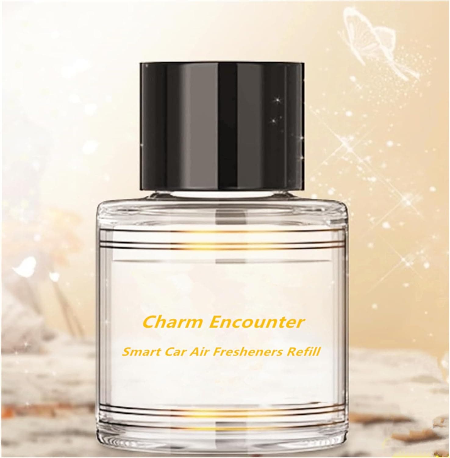 50ML Smart Car Air Fresheners Refill Compatible with Various Car Diffuser Refill Universal Natural Plant Extracts Perfume Available for 3-5Months(Charm Encounter) - image 1