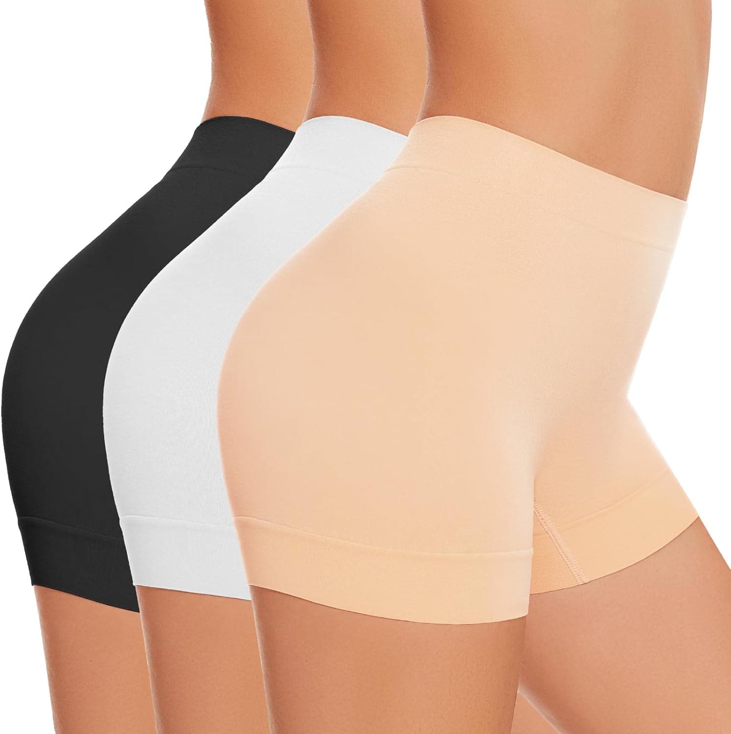 UUMIAER Slip Shorts for Women Under Dresses, Anti Chafing Boyshorts Panties Shapewear Yoga Biker Shorts - image 1