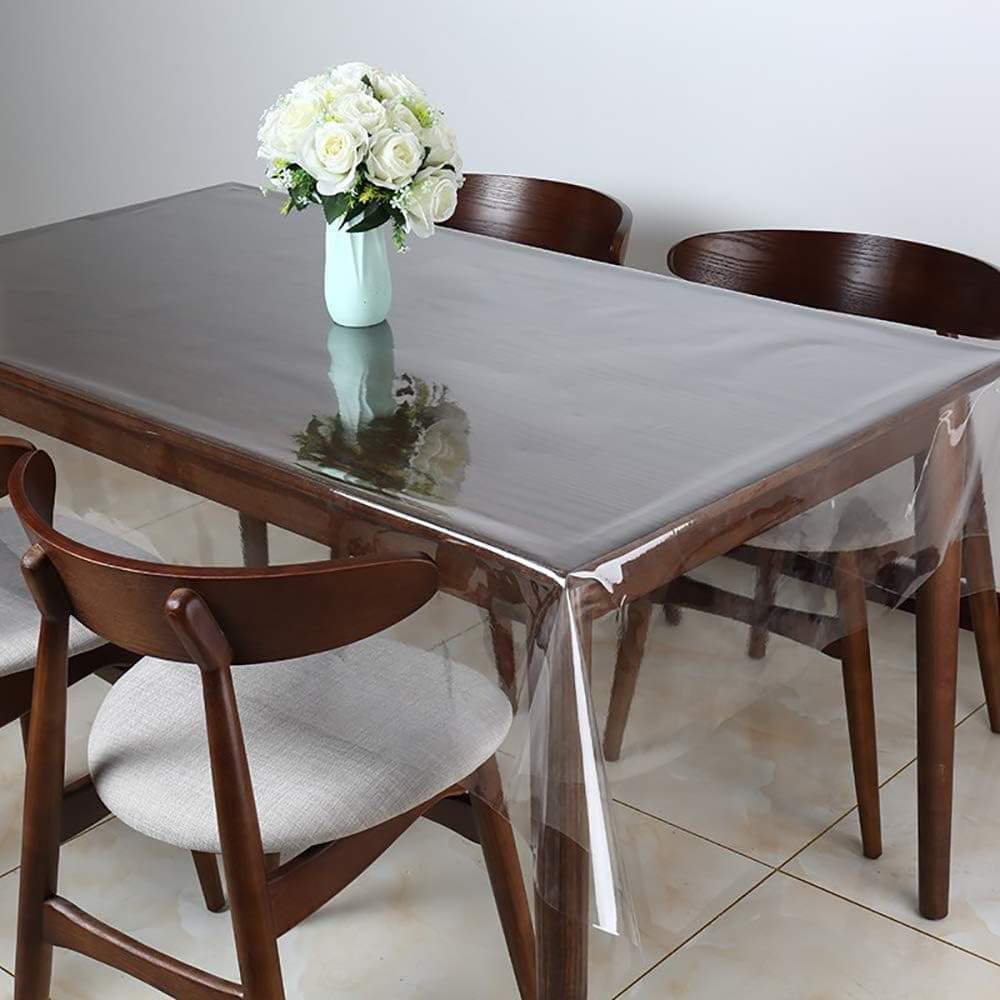 Walrus Clear Vinyl Tablecloth Protector (54x84 Inch)