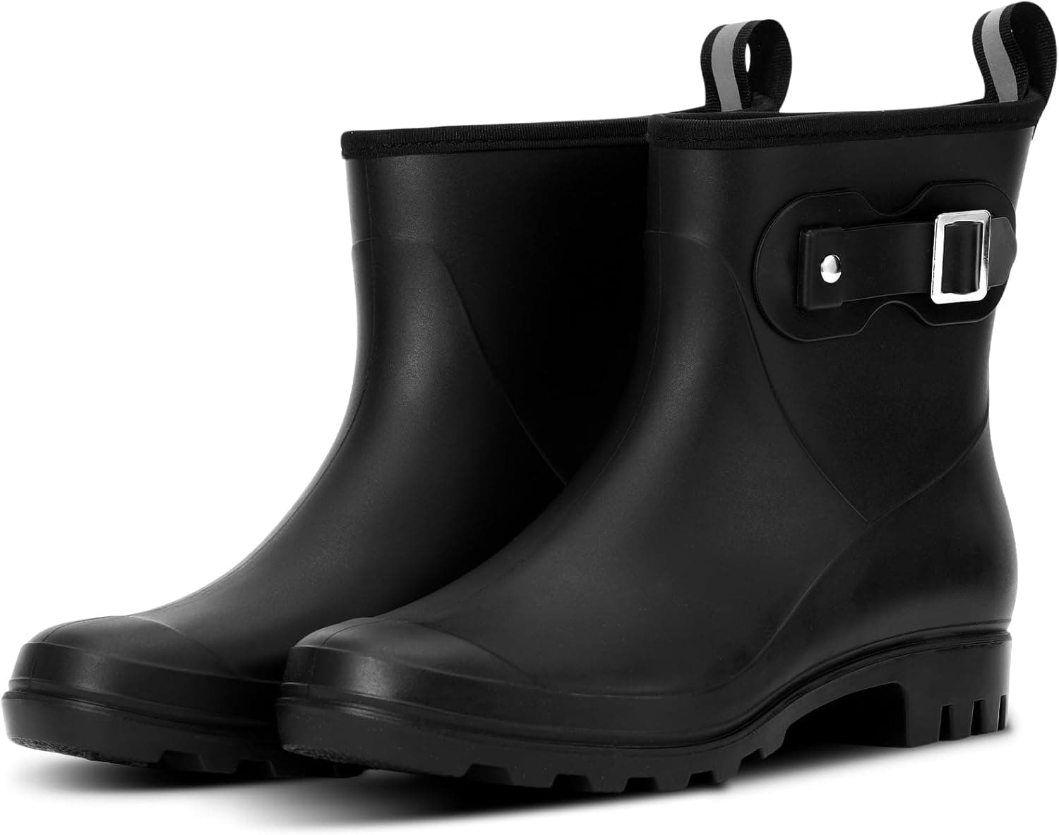 Women's Short Rain Boots Waterproof, Chelsea Ankle Rain Shoes Rubber Garden Boot for Ladies - image 1