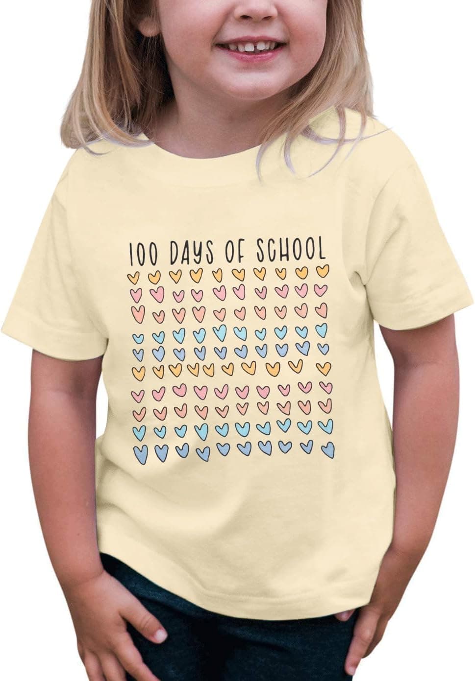 BANGELY 100 Days of School Shirts for Kids Back to School Graphic Tee 100 Days Celebration Tshirt Elementary Student Gift - image 1