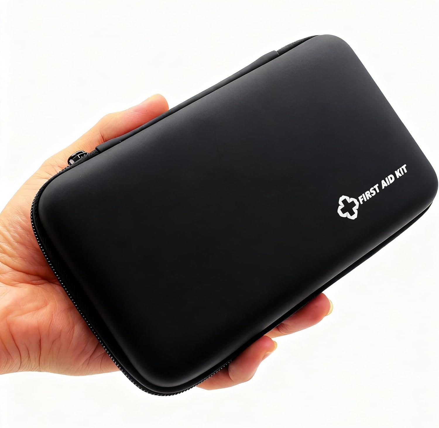 Small First Aid Kit Portable Compact Waterproof Mini Refill Supplies for Home Car Travel Camping Truck Hiking Sports Office & Outdoor Emergencies Black