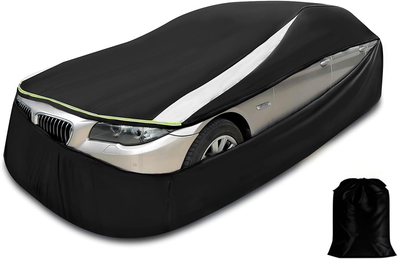 Full Enclosed Larger SUV/MPV Car Cover Universal Fit for Tahoe,Sienna,BMW X7/XM,Audi Q6/Q7,GLS/EQS,Yukon,Lexus LX/TX,GL8,Odyssey,Ford Flex,Dodge Durango,Infiniti QX60/80,Volvo EM90,Pacifica - image 1