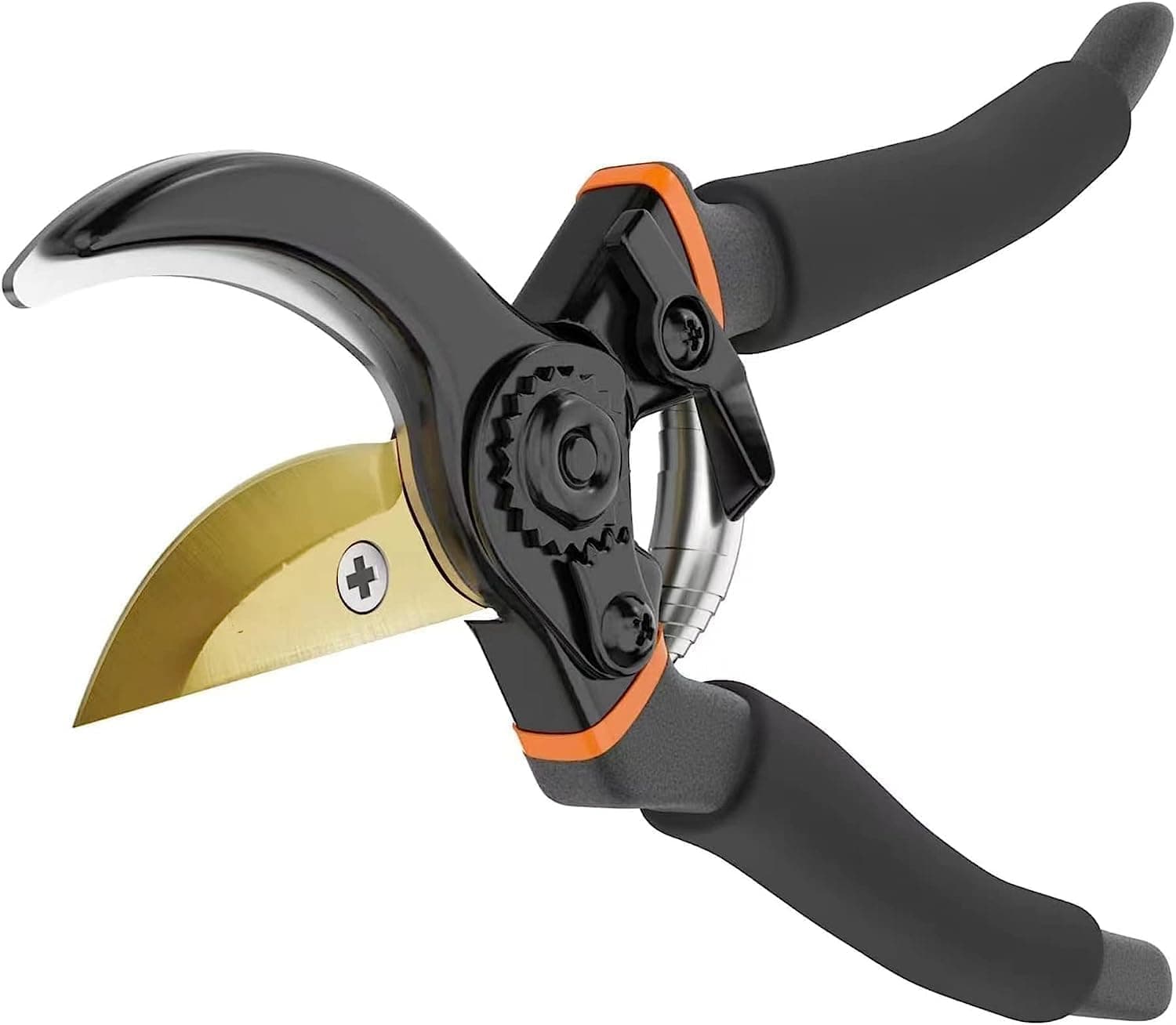 Garden Shears, Sharp Pruners for Gardening with Locking Mechanism, Ideal for Trimming, Harvesting - image 1