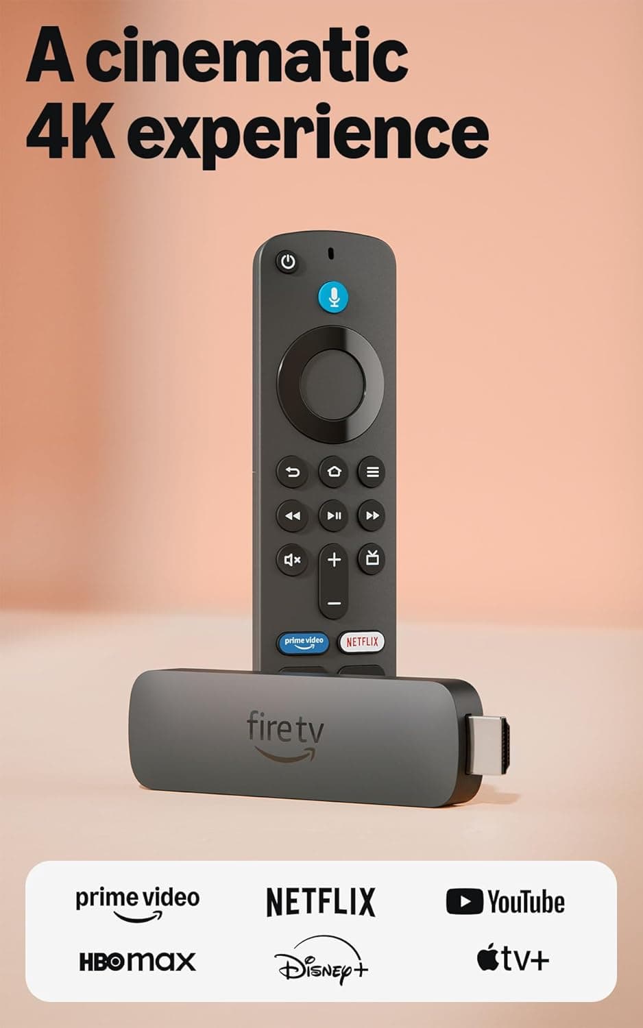 Amazon Fire TV Stick 4K Plus with AI Search & Wi-Fi 6
