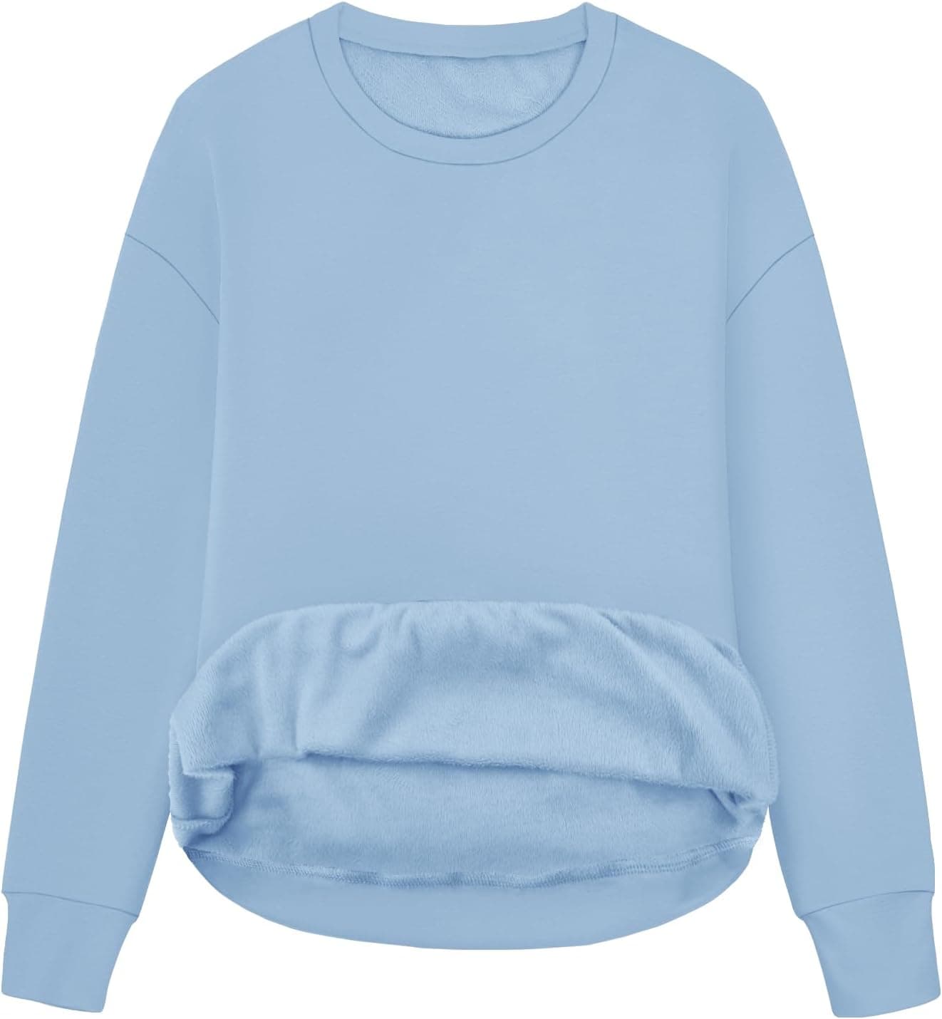 STOLKISS Women Fleece Lined Sweatshirt Casual Crew Neck Pullover Sweatshirt Loose Soft Long Sleeve Fall Winter Sweaters 2026 - image 1
