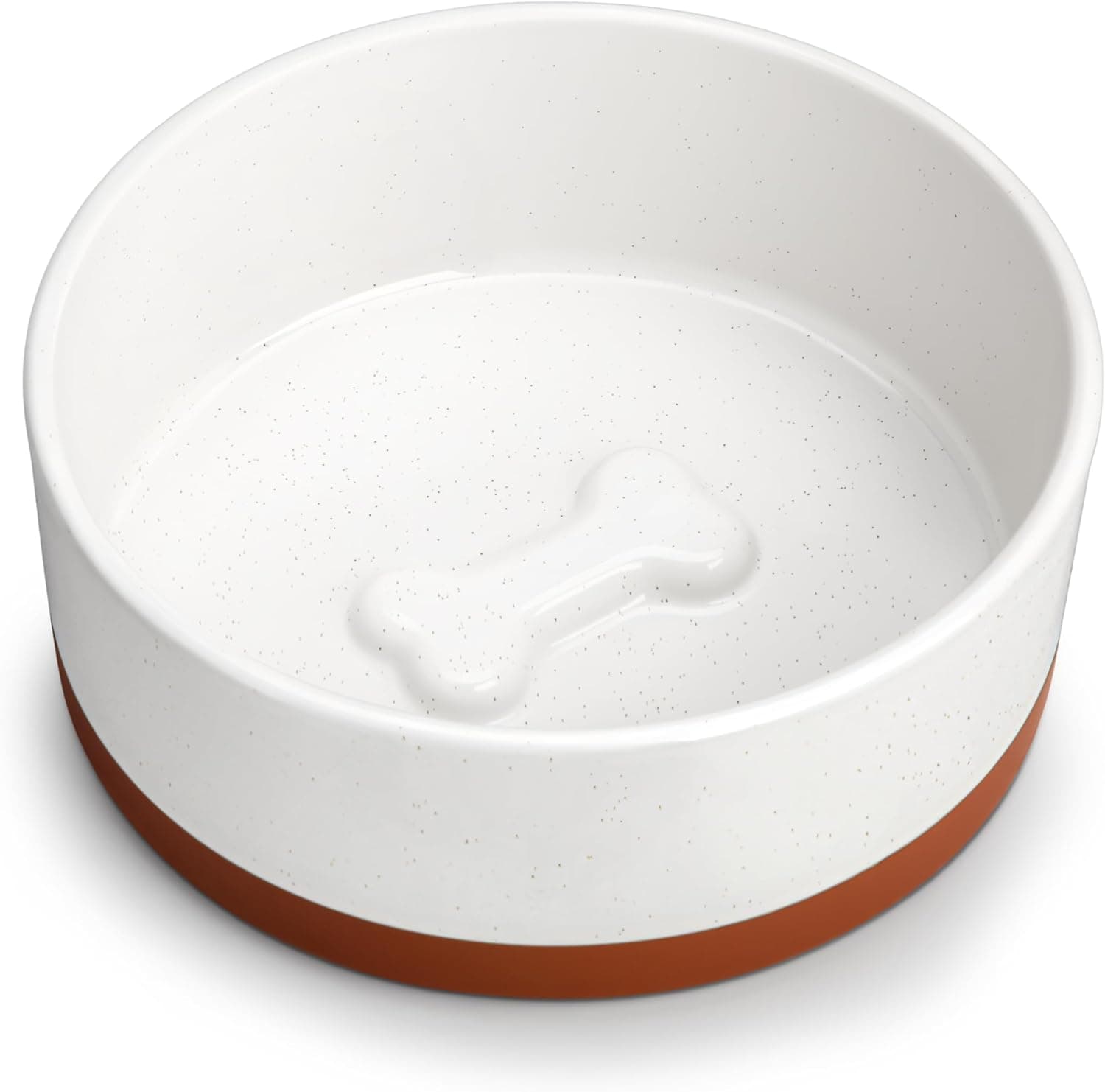 MALACASA Dog Bowls, Ceramic Dog Food and Water Bowls for Medium Size Dogs, 3.5 Cups Capacity Pet Bowl for Medium Dogs (M-3.5 Cups)