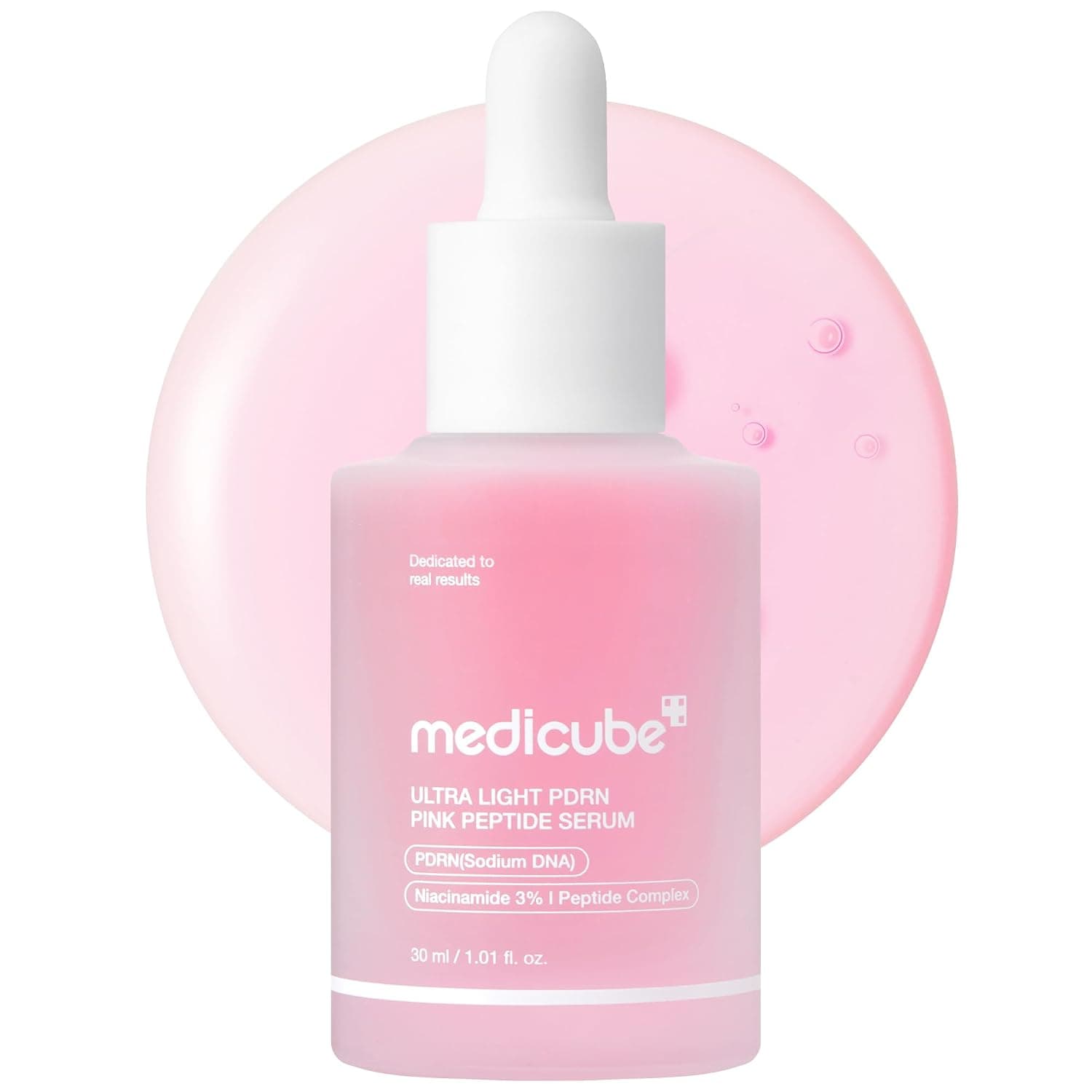 medicube PDRN Pink Peptide Serum with Salmon DNA, 1.01 fl. Oz