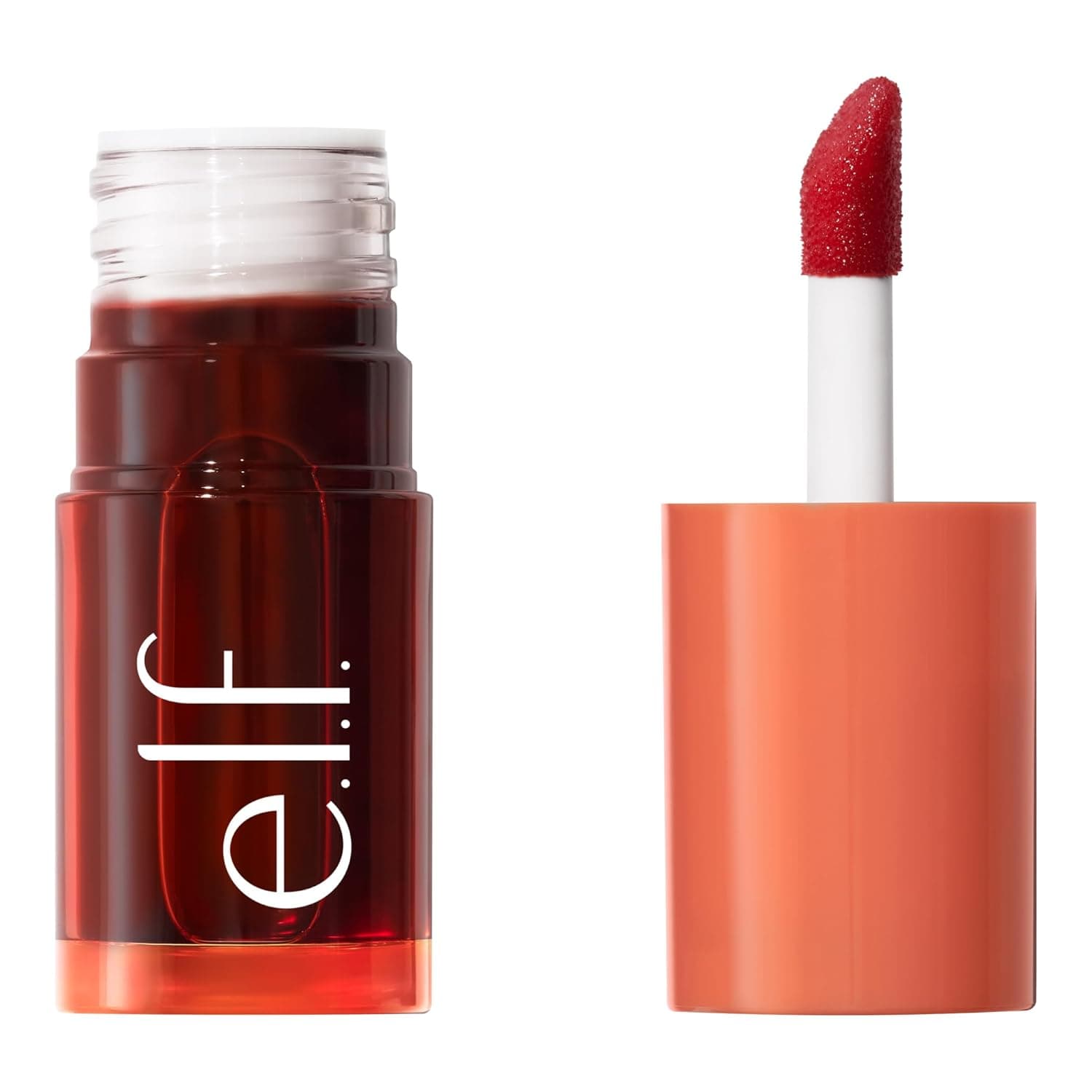 e.l.f. Sheer For It Blush Tint, Multi-Use Lip & Cheek Makeup in Orange Crush