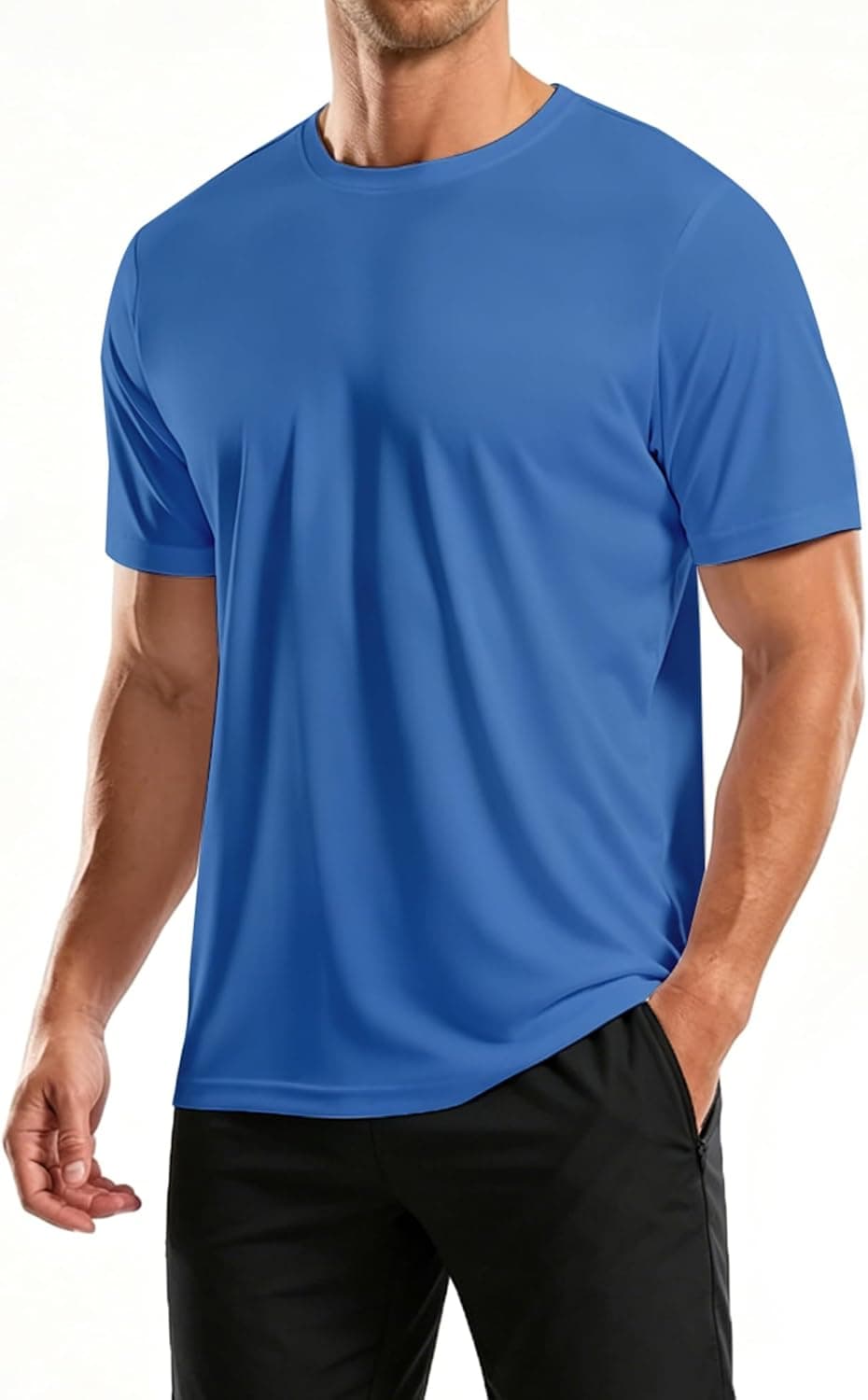 Swim Shirts for Men: UPF 50+ Sun Shirts SPF Rash Guard Quick-Dry Fishing T-Shirts