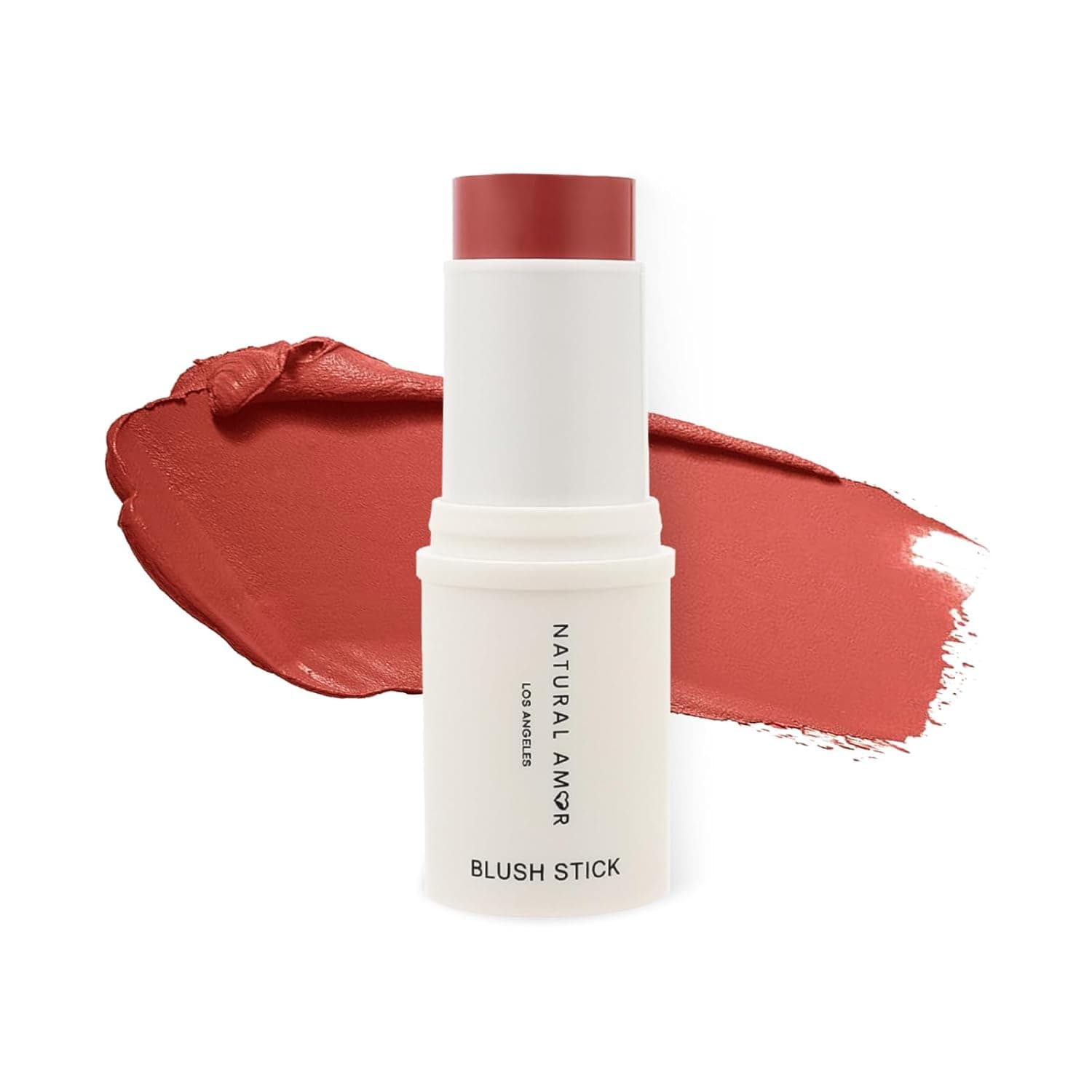 Natural Amor Blush Stick, Multi Use Makeup Stick for Eyes, Cheeks & Lips, Natural Ingredients, Sweet Peach, 0.28oz - image 1