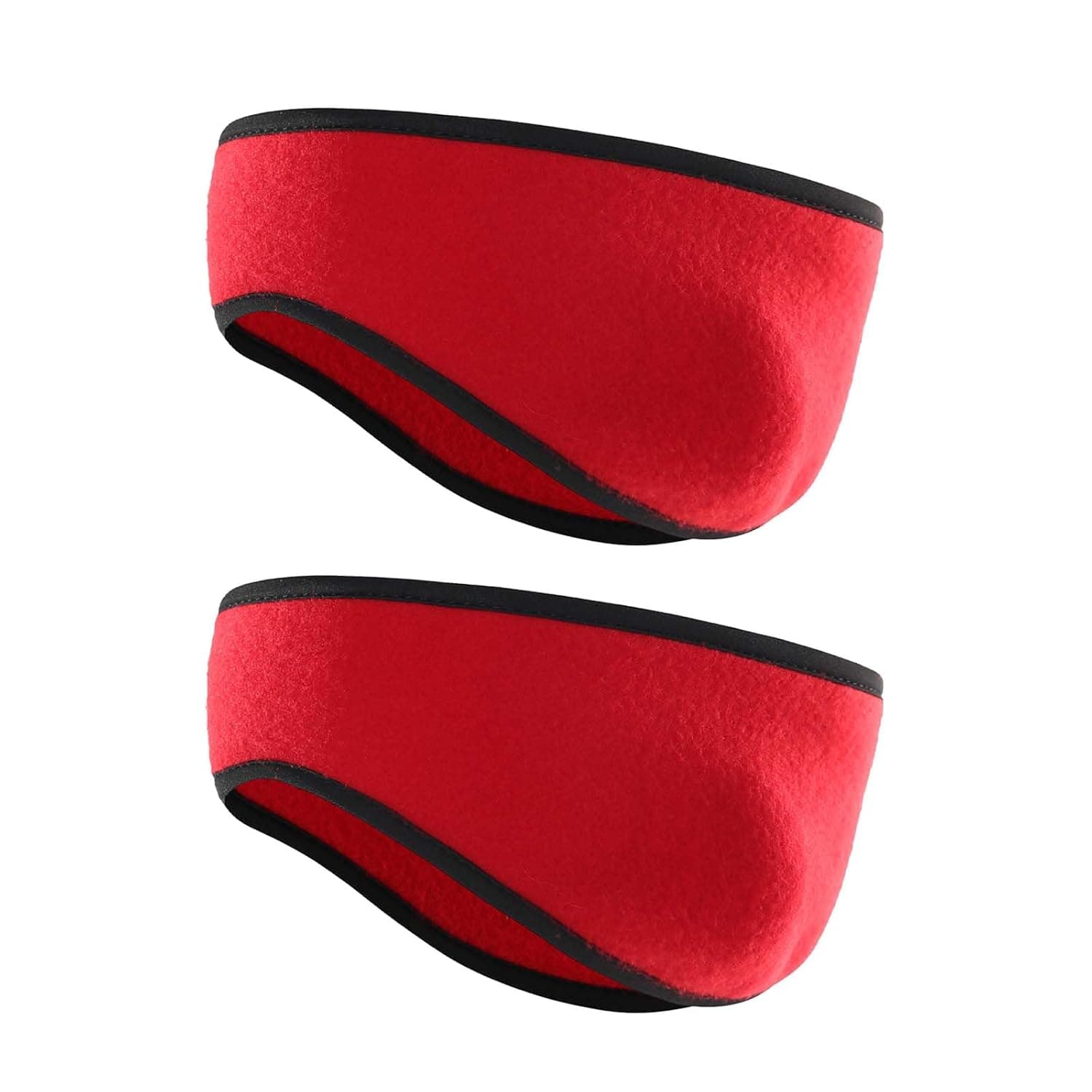 Ear Warmers for Men and Women & Ear Warmers for Cold Weather Headband (Red+Red) - image 1