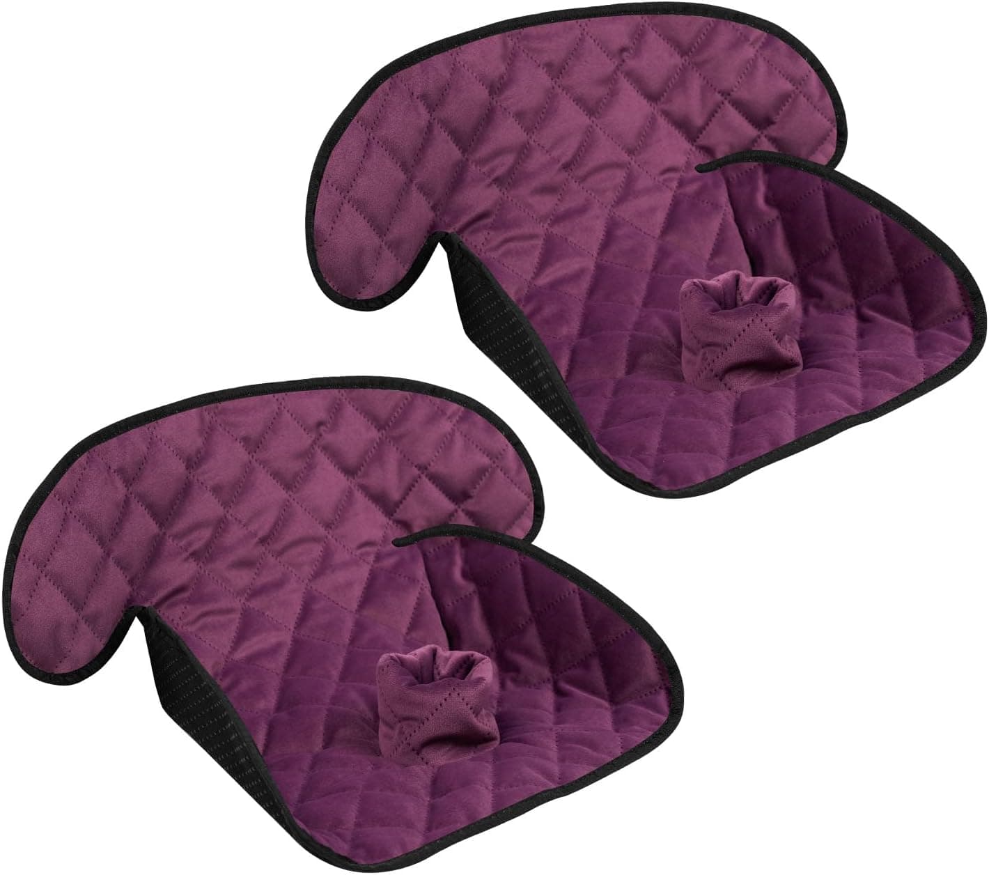 MOOB Waterproof Car Seat Protector - 2 Pack Premium Carseat Liner for Babies & Toddlers, Machine Washable & Quick-Dry, Anti-Slip Backing, Potty Training Pad for Infant Car Seat & Stroller (Purple)