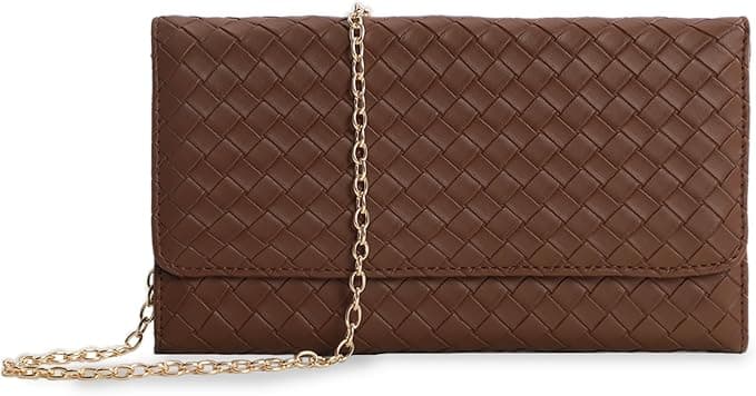 U+U Small Crossbody Bag for Women with Removable Chain & Card Slots - image 1