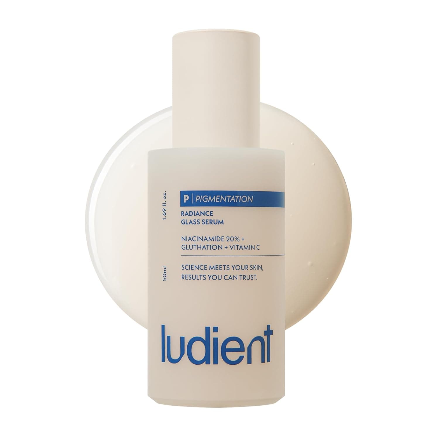 Radiance Glass Serum - 20% Niacinamide & Glutathione, Vitamin C Serum for Face, Dark Spot Corrector, Even Skin Tone & Glass Skin Korean Skin Care for Dark Spots (1.69 fl oz)