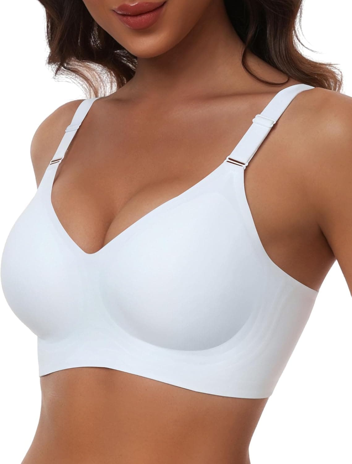 HORISUN Comfortable Seamless Full Coverage Bra for Women Wireless Bras with Soft Support Regular and Plus Size - image 1