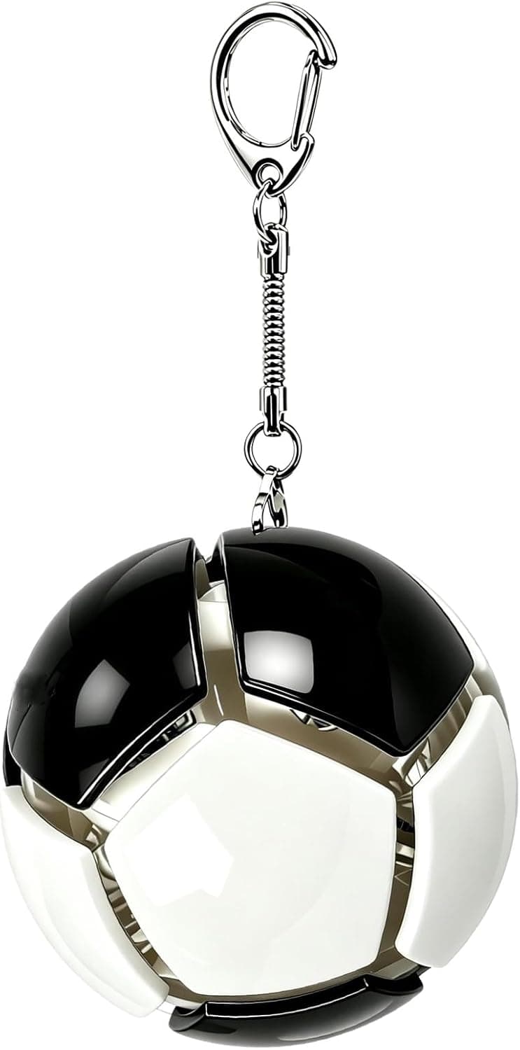 2026 Soccer Gifts for Adults,Mechanical Clicking Sensory Stress Football,Fidget Football Accessories for Anxiety Release