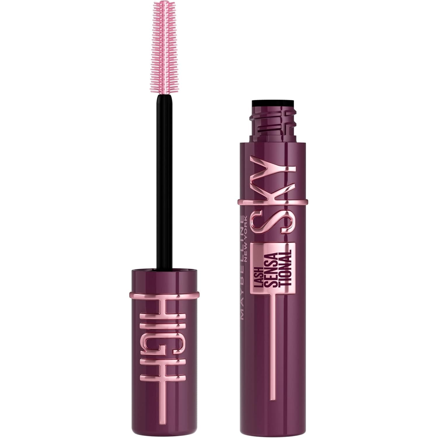 Maybelline Lash Sensational Sky High Mascara, Volumizing, Burgundy Haze