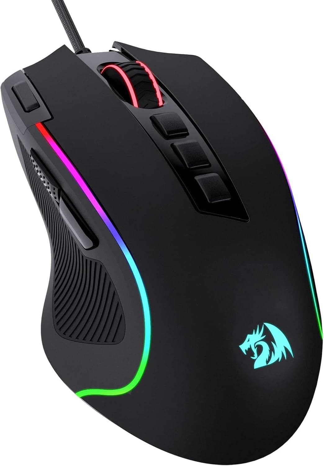 Redragon M612 Predator RGB Gaming Mouse, 8000 DPI Wired Optical Mouse with 11 Programmable Buttons & 5 Backlit Modes - image 1