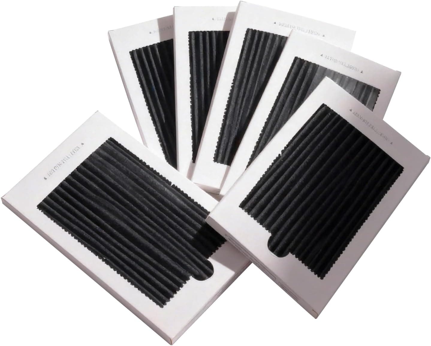 6 Pack Frigidaire Air Filter Replacement, Carbon Activated Air Filter Compatible with Frigidaire Pure Air Ultra & Electrolux EAFCBF, PAULTRA, SCPUREAIR2PK, RAF1150, Replaces 242047804, 242047801 - image 1