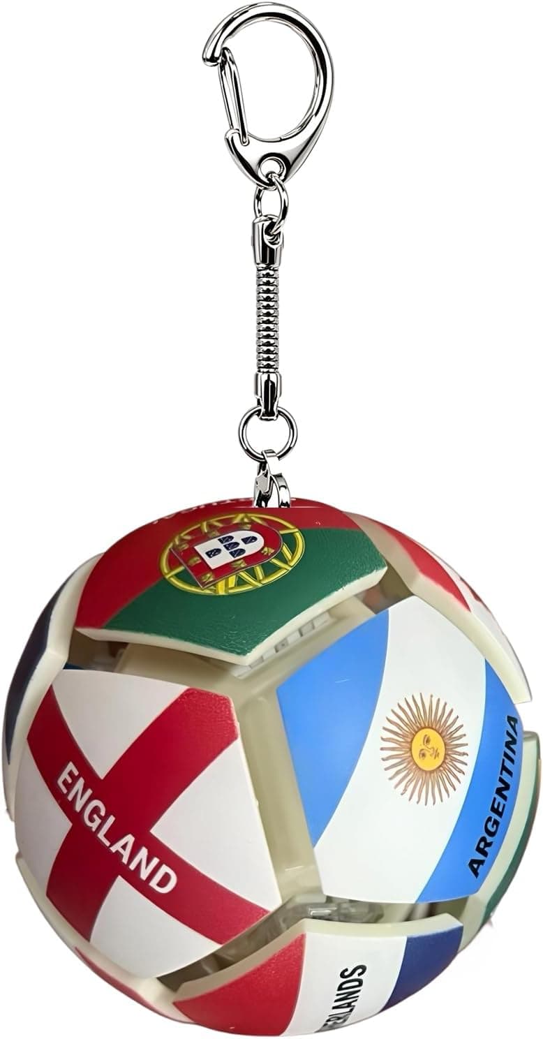 2026 Soccer Gifts,Football Accessories,Fidget Toys for Adults with Flag,USA 250th Anniversary Merchandise,Fidget Soccer for Anxiety Release