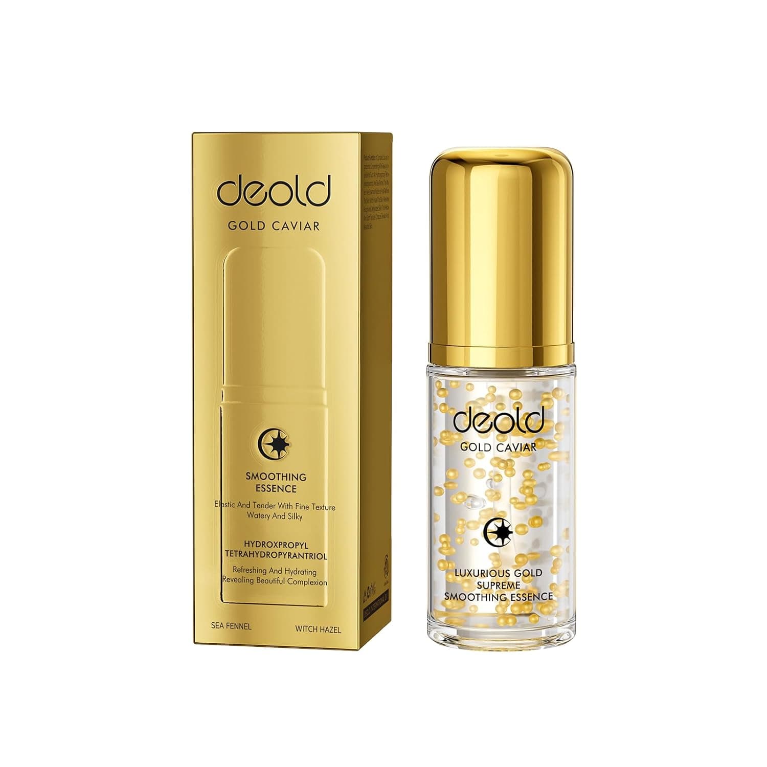 Luxury Caviar Anti Wrinkle & Soothing Serum - Hydrating Essence with Witch Hazel, Sea Fennel, and Pro-Xylane | 1.35 fl oz | 40 ml