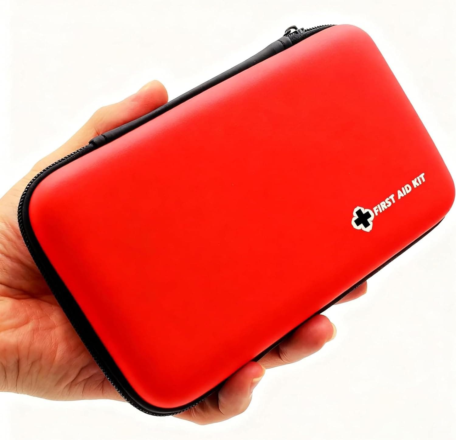 First Aid Kit Red Portable Compact Waterproof Mini Refill Supplies for Home Car Travel Camping Truck Hiking Sports Office Outdoor Emergencies