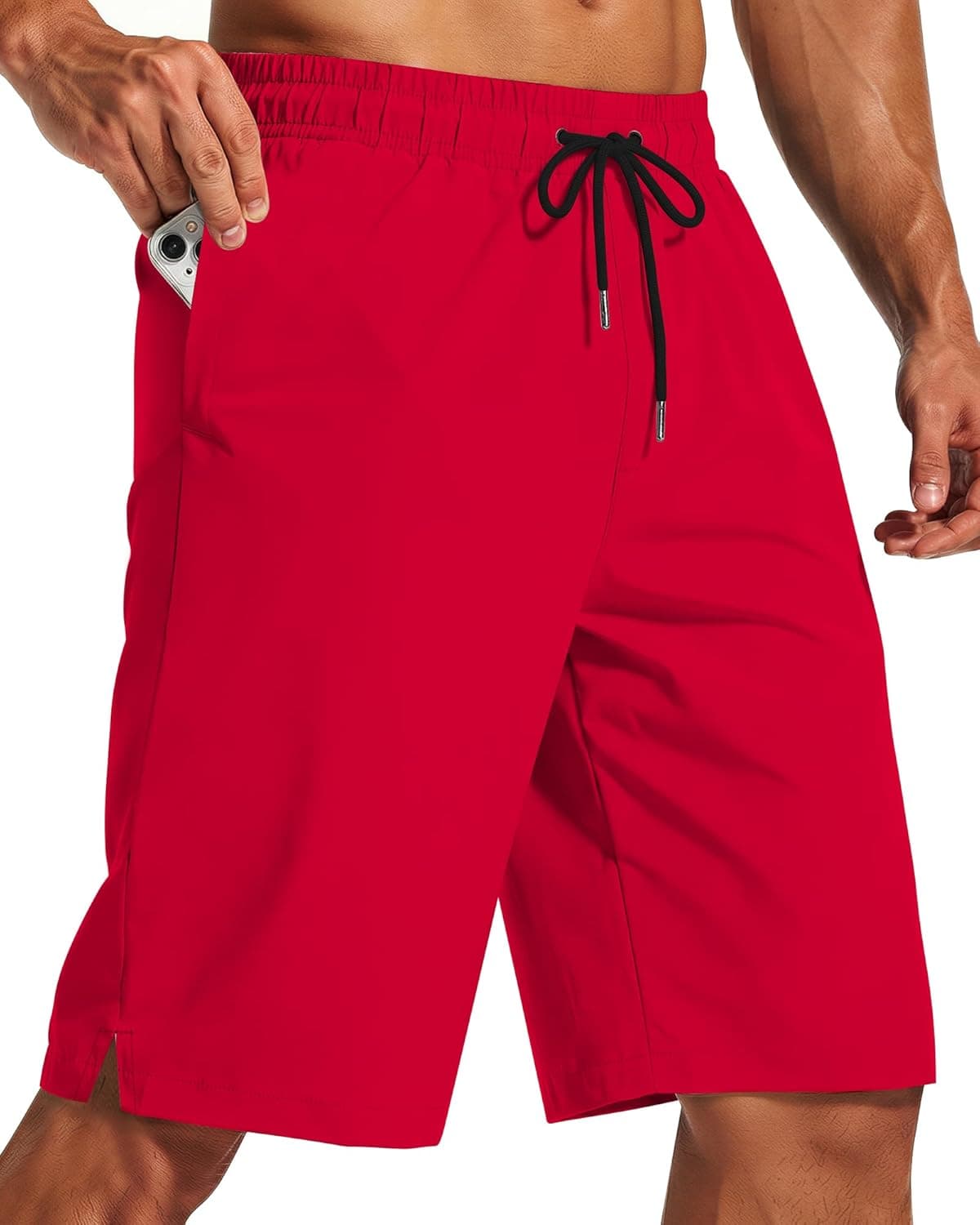11 Inch Men Swim Trunks with Mesh Lining Quick Dry Breathable for Summer Beach Cruise Water Park Gym Running - image 1