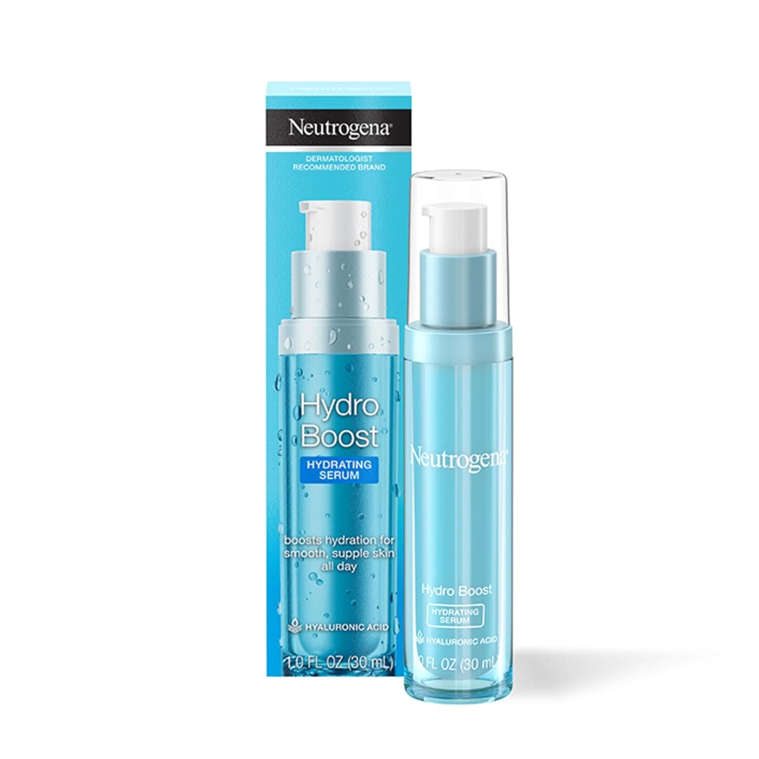Neutrogena Hydro Boost Hydrating Serum for Face - Lightweight, Oil-Free Hyaluronic Acid Moisturizer - image 1