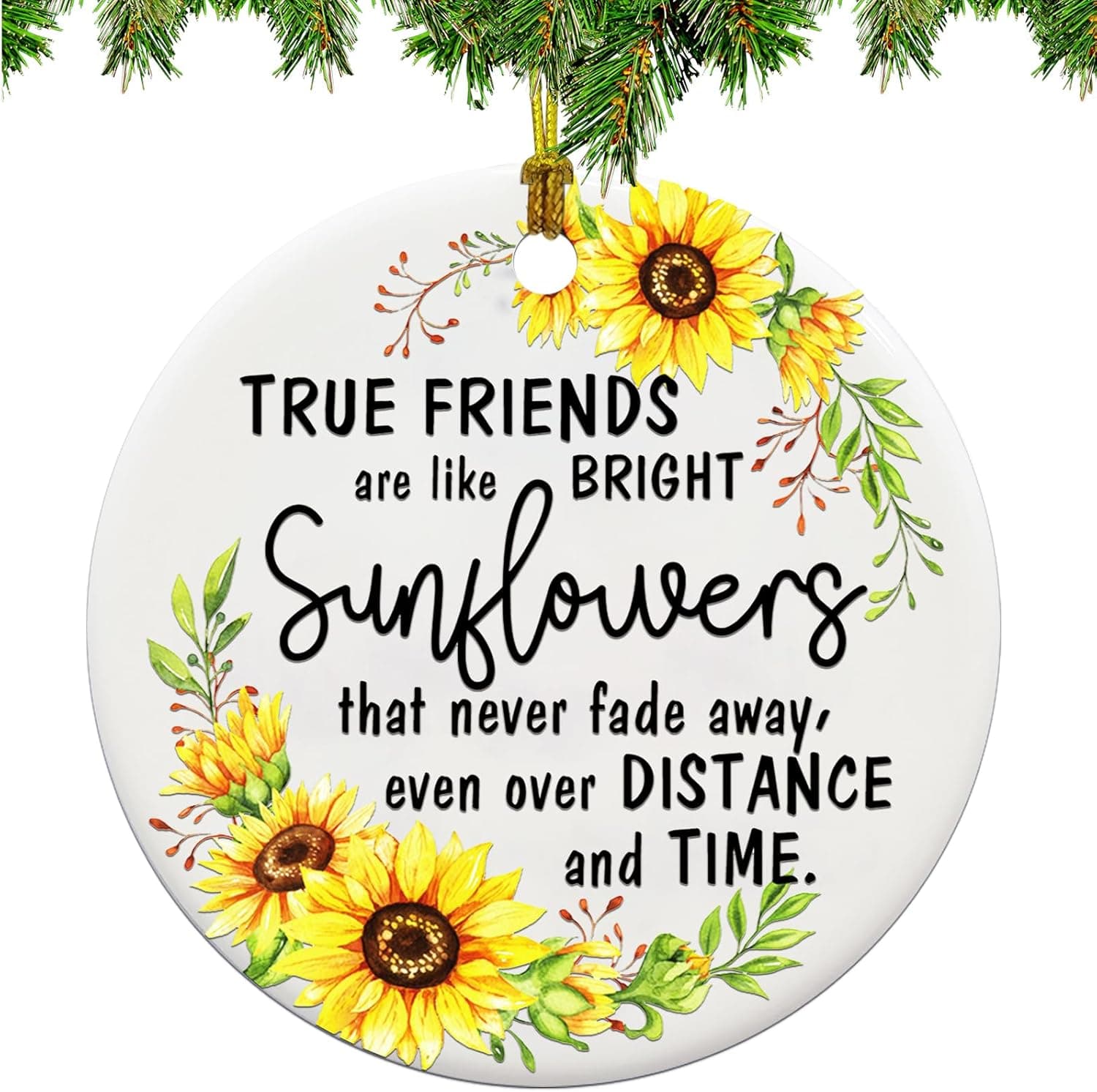 Friend Ornaments for Women, Friendship Christmas Ornaments 2026, Best Friends Ornament, for Women, Friendship Gifts, Gift for Long Distance Friends