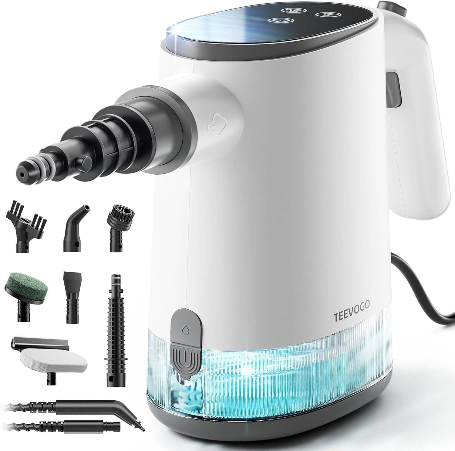 TEEVOGO Handheld Steam Cleaner – 15s Fast Heating, 650mL Tank, Adjustable High-Pressure Steam - image 1
