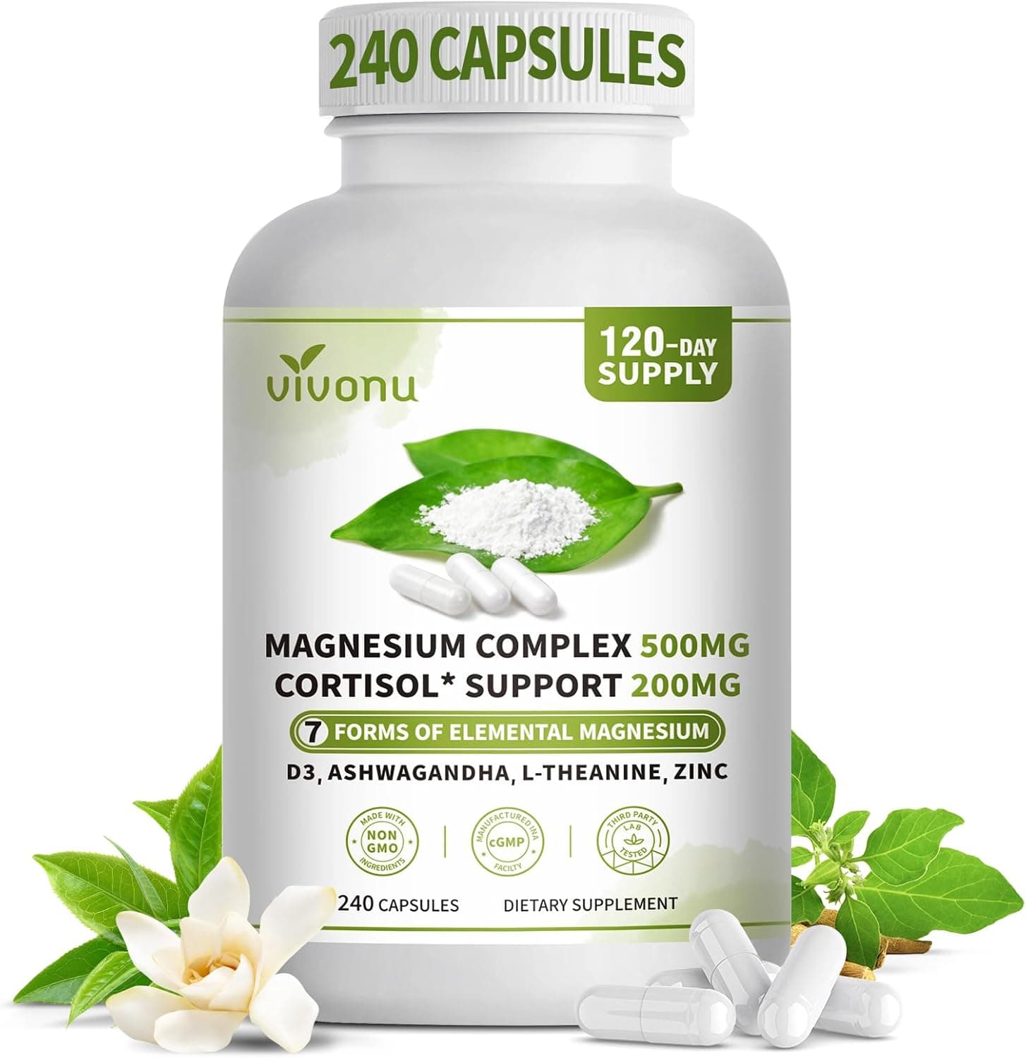 VivoNu Magnesium Complex – 7‑Form High‑Absorption Magnesium Supplement - image 1