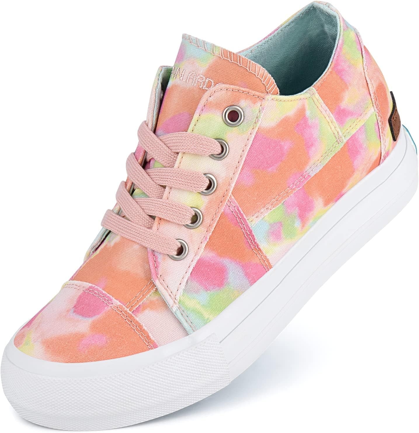 JENN ARDOR Wedge Sneakers for Women Fashion Canvas Shoes Casual Platform Hidden Heel Womens Slip On Sneaker Non Slip Side Zipper - image 1